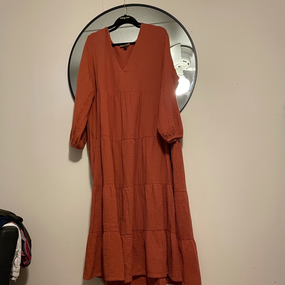 Tiered maxi dress